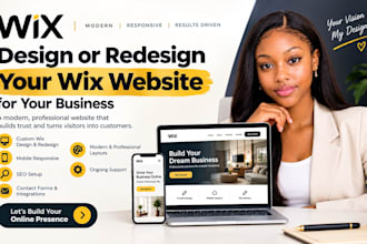 wix website design wix website redesign wix website development wix website