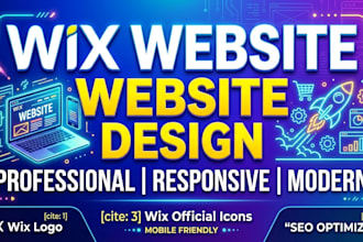 design a custom website in wix for your business