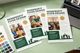 charity flyer design, nonprofit ,fundraising, campaign, church and revival flyer