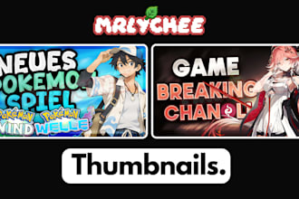 design gaming youtube thumbnails