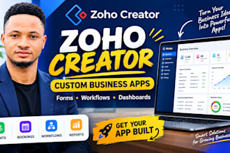 build a custom zoho creator app with forms workflows and dashboard zoho crm one