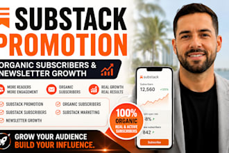 do substack promotion organic substack subscribers and substack newsletter