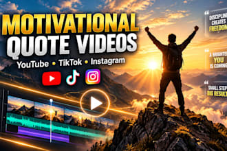 create engaging motivational quote videos for social media