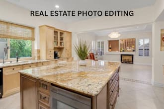 do real estate hdr, flambient, day to dusk, photo editing
