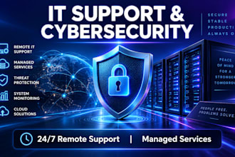 provide remote IT support, managed services, and cybersecurity