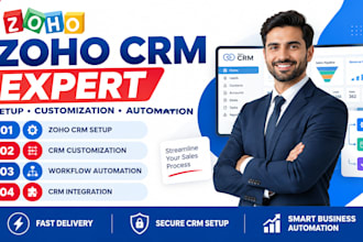 automate zoho CRM workflows, lead follow ups, tasks and sales processes for team