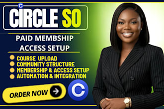 build circle so membership website setup circle so paid membership access circle