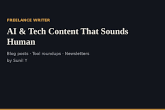 write ai and tech content for your blog or newsletter
