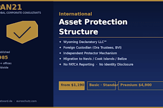 set up an international asset protection structure with wyoming llc or trust