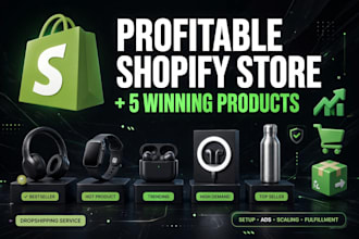 create profitable shopify dropshipping store