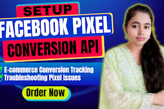 setup facebook pixel and meta conversion API