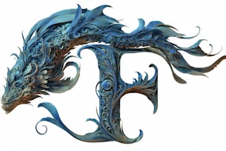 make a fantasy logo