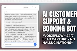 build a voiceflow ai customer support chatbot for your website