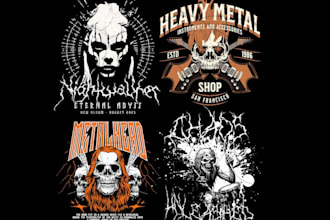 design extreme metal logo for your band