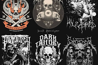 design extreme metal logo for your band