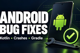 fix android app bugs, crashes and gradle errors in kotlin