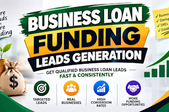 provide highly converting business loan leads mca leads mortagage leads