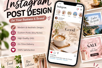 design aesthetic instagram posts and stories in canva