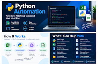 develop python scripts for automation and data analysis