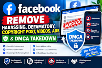 remove infringing content under dmca facebook tiktok