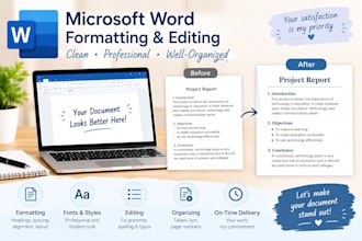 do professional microsoft word document formatting