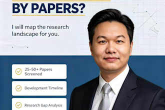 review literature and map research trends for your field
