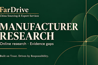find and research chinese manufacturers for your business