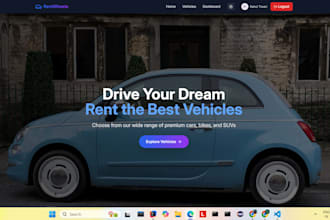 develop a full stack mern web application