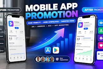 do mobile app promotion IOS app install aso app promotion app marketing