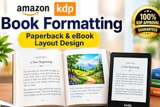 do amazon kdp book formatting ebook formatting kindle and interior layout design