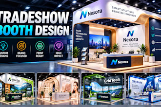 design tradeshow booth within 24 hours