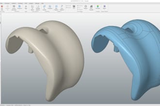 clean and remesh scanned automotive parts for 3d printing and cad modeling