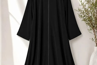 design modern abaya dress and fashion illustration