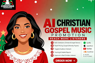 submit your christmas christian gospel music to radio stations