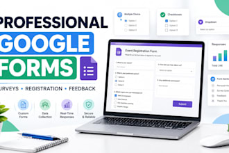 create a professional google form for surveys