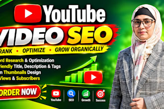 do youtube video SEO to improve ranking and visibility