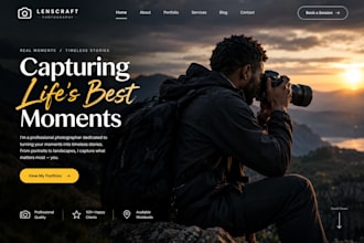 build wix photographer website portrait website with gallery and inquiry