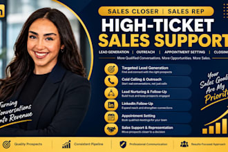 close high ticket sales commission base sales closer sales rep salesperson