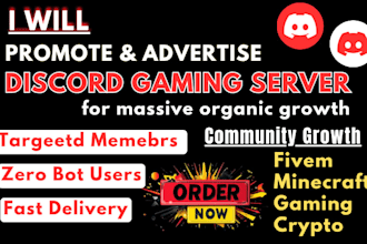 discord server promotion, roblox game promotion, valorant, rust, discord ads