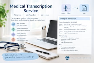 provide accurate medical transcription services