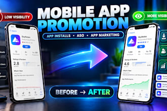 mobile app promotion aso app promotion IOS app install and app marketing