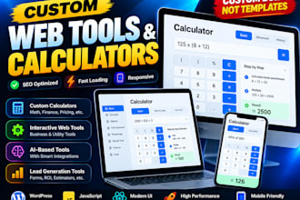 develop custom web tools, calculators, or ai tools