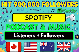 reach organic 900k spotify followers spotify promotion professional music promo