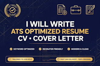 design modern ats friendly  CV  resume for UK USA gulf