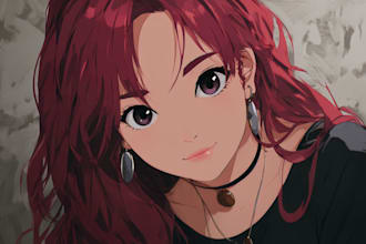 draw commission into anime or manga style art
