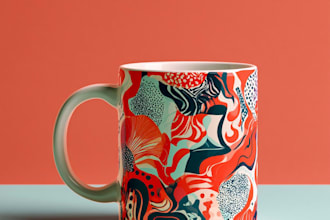 custom coffee mug design for pod business