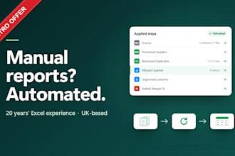 automate your excel reports with power query and dax