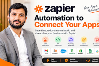 build zapier automation to connect your apps and CRM
