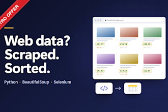 scrape website data with python, beautifulsoup or selenium