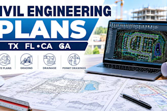 do civil engineering plans for texas florida california and georgia